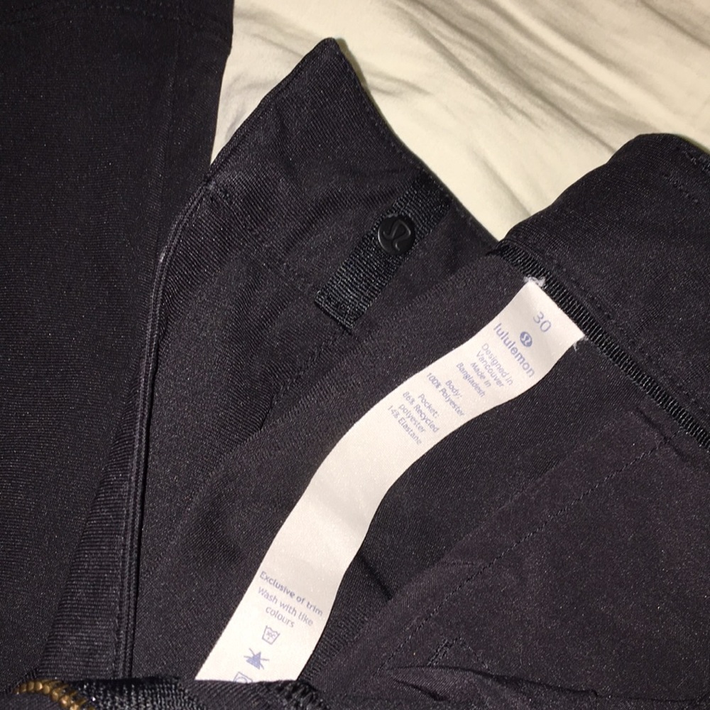 Lululemon Slim Commission Pant Black 30”x32”
